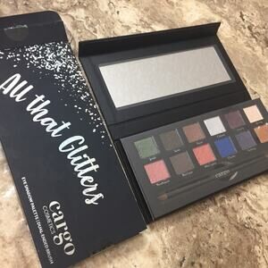 CARGO Eye Shadow Palette All That Glitters Shimmer Makeup New in Box Glam Party